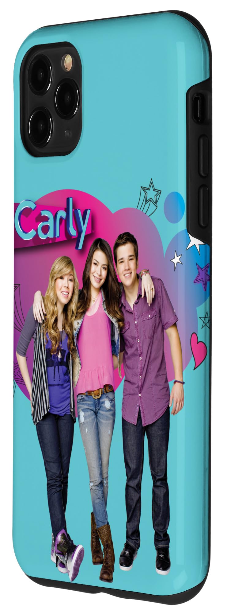 iPhone 11 Pro Max Case - iCarly Inspired Design Featuring Carly, Sam & Freddie | Protective Phone Cover for Fans | Perfect for School, Work & Daily Use