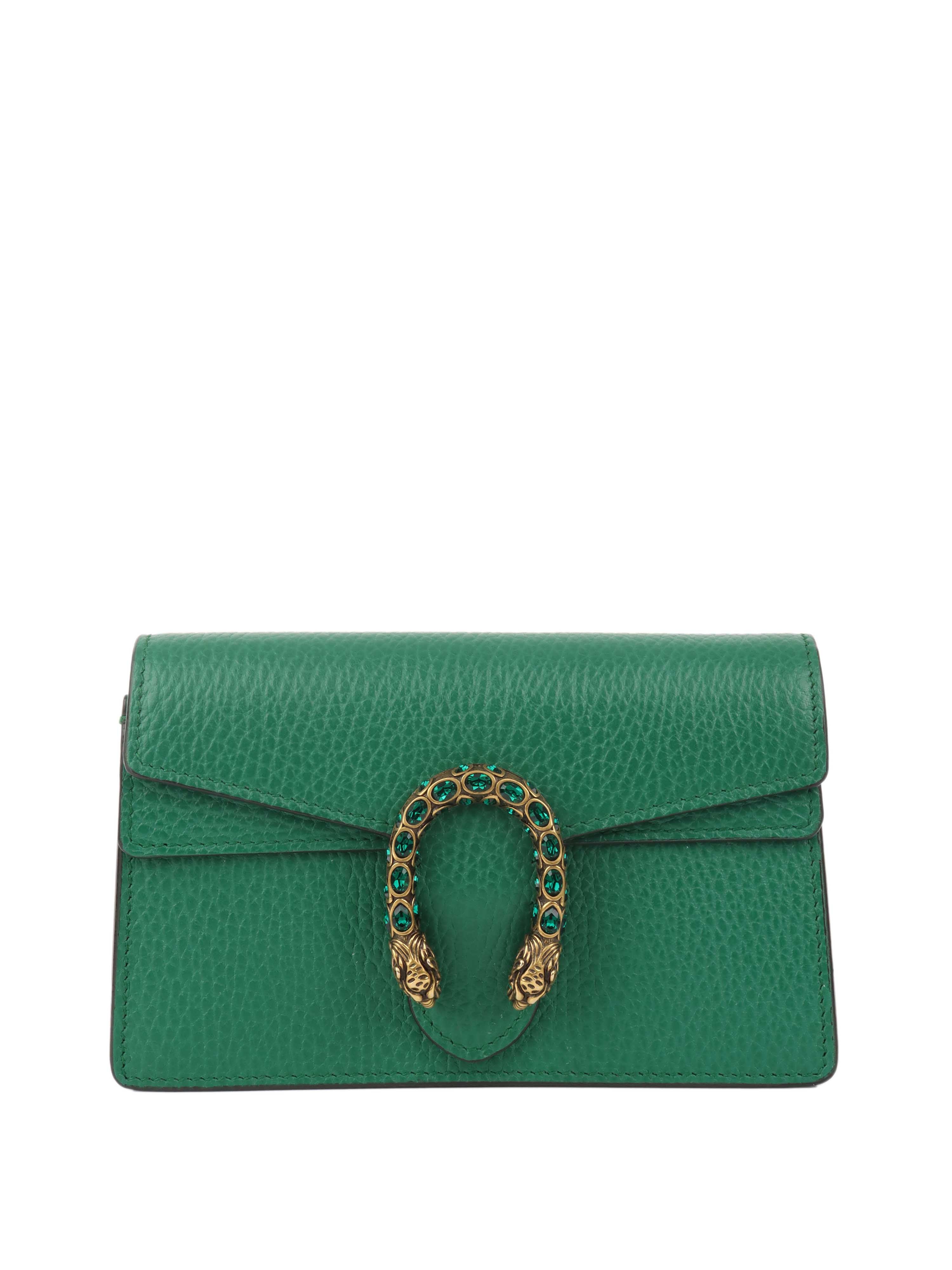 Gucci Green Super Mini Dionysus Crossbody Bag - Luxury Designer Handbag for Women | Perfect for Parties, Date Nights & Everyday Use