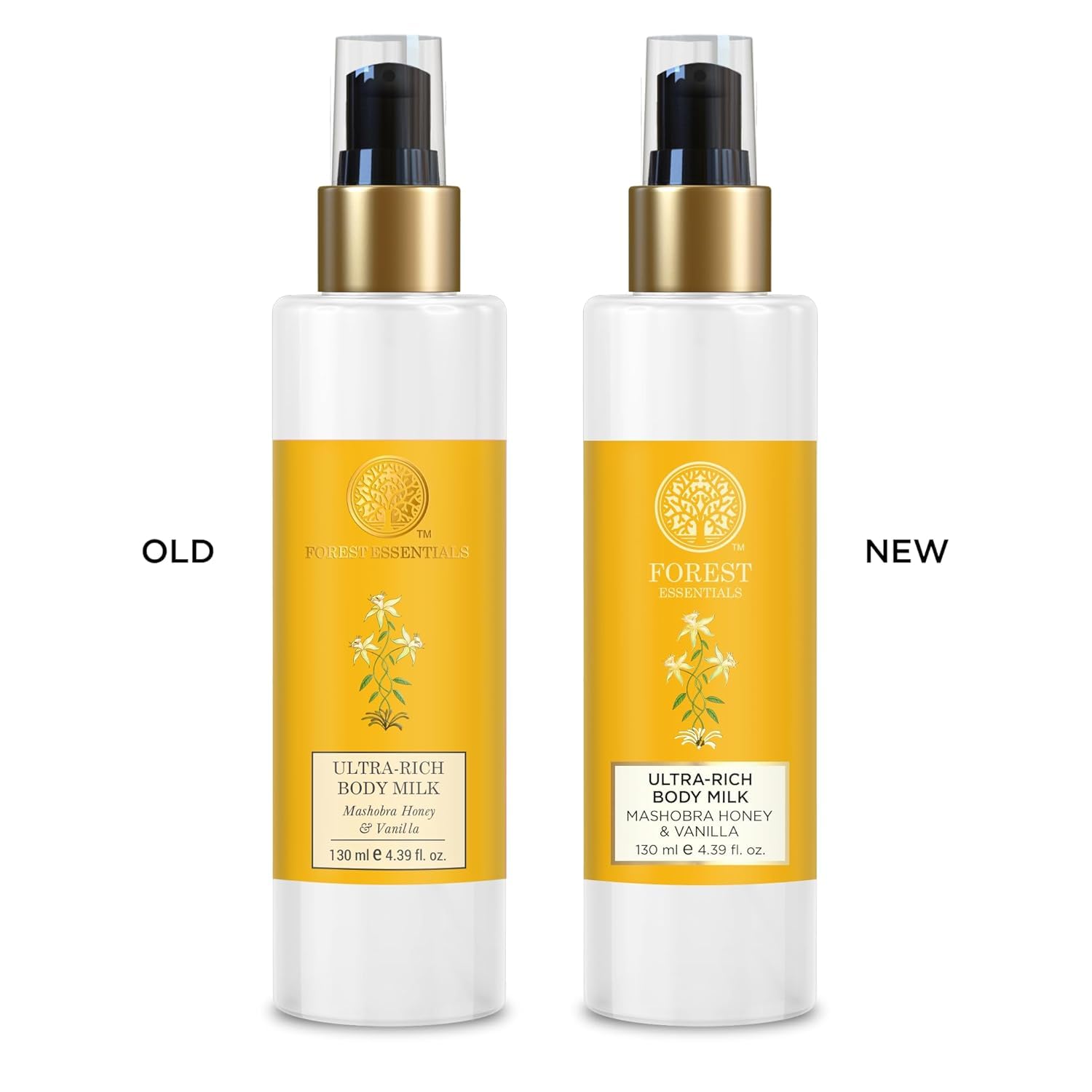 Fo.rest Essentials Ultra-Rich Body Lotion with Mashobra Honey & Vanilla - Deep Moisturizing for Dry Skin, Perfect for Daily Hydration & Relaxing After Shower