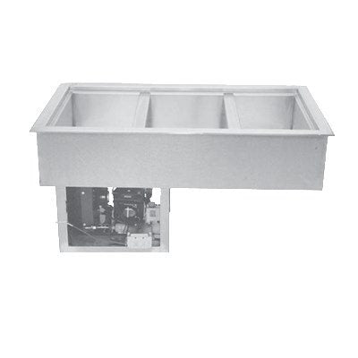 Wells 45 Drop-In Cold Food Well - Holds 3 Full-Size Pans | Commercial Buffet & Catering Food Display | Perfect for Restaurants, Events & Salad Bars