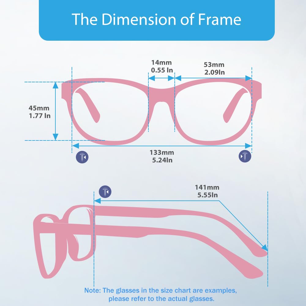 Firmoo Blue Light Blocking Glasses - Anti Eye Strain & Headache Relief, UV Protection, Cateye Style Computer & Reading Glasses with Magnification for Office, Gaming & Screen Time