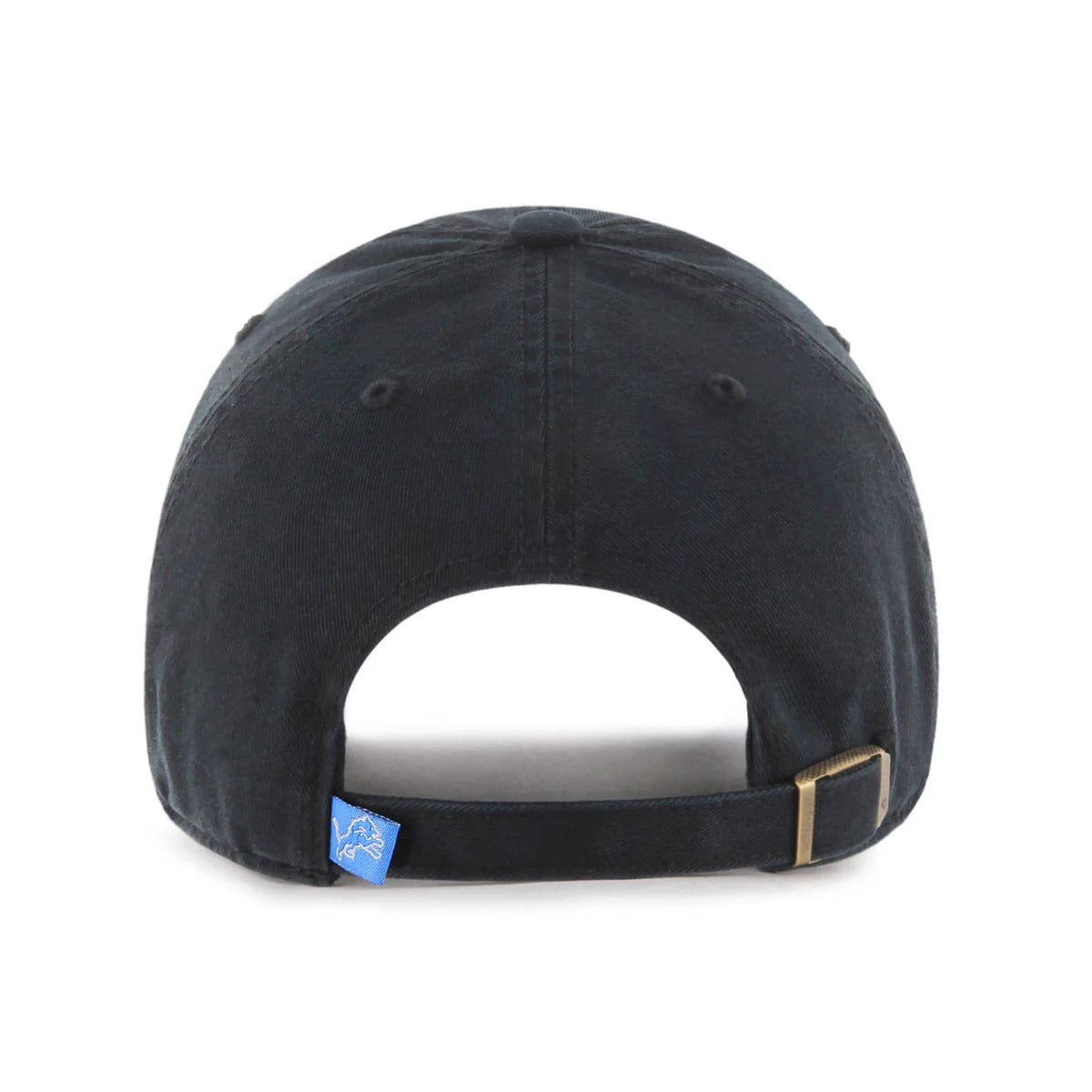 47 Brand Detroit Lions Cleanup Adjustable Hat - Black | Officially Licensed NFL Cap for Men & Women | Perfect for Game Day, Tailgating & Casual Wear