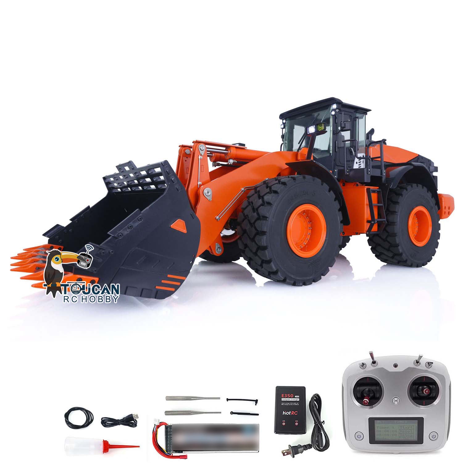 JDMODEL 1/14 Scale Metal RC Hydraulic Loader Truck - JDM 198 ZW370 Model with 2-Speed Transmission, Battery, Pump, Servo & ESC | Ready-to-Run (RTR) | Fast Free Shipping | Perfect for Construction Site Simulation, Off-Road Play & RC Enthusiast Collections
