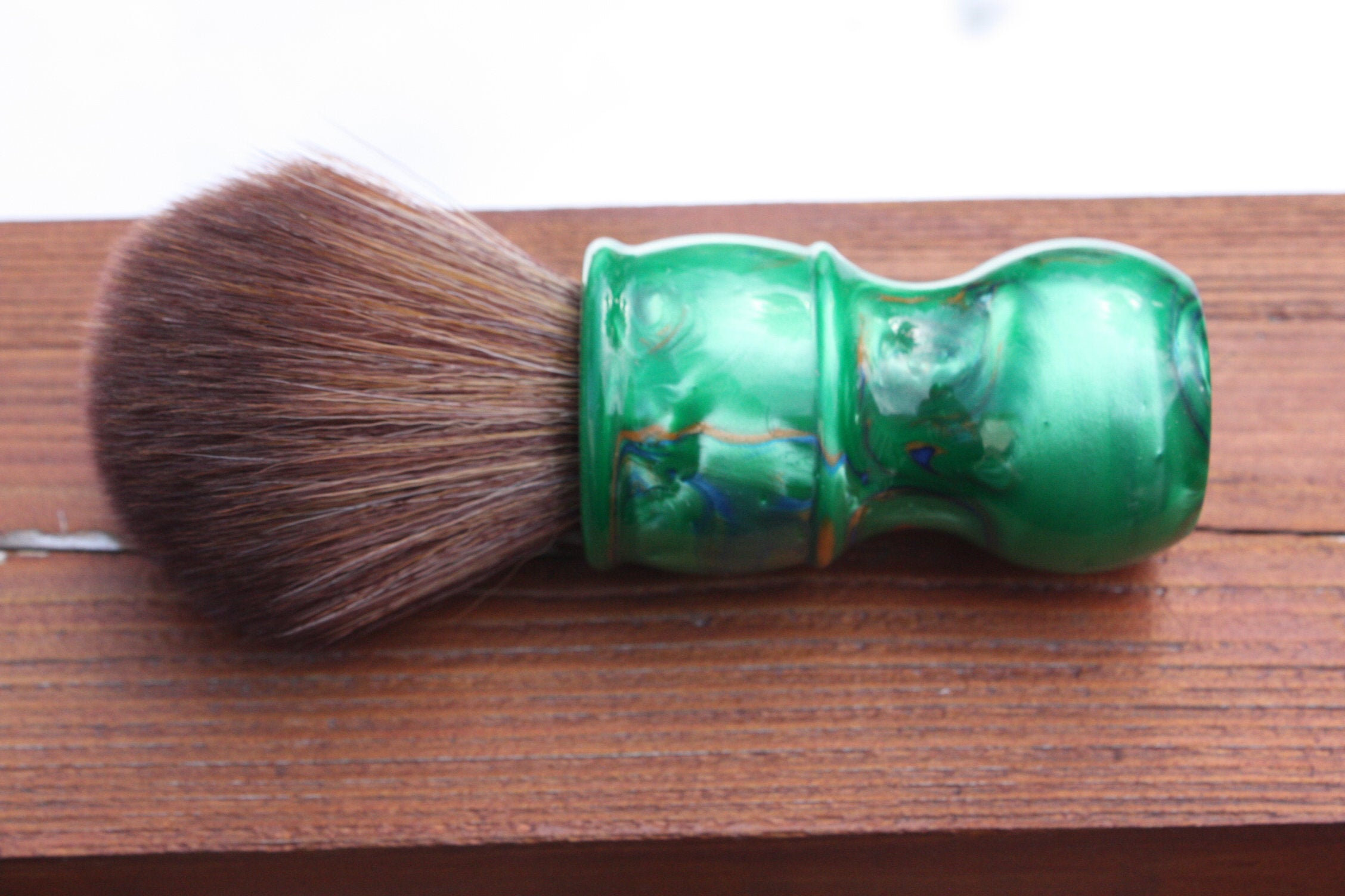 22mm Faux Leather Horsehair Bracelet with Elegant Emerald Handle - Perfect for Women's Fashion, Boho Jewelry & Gift Giving