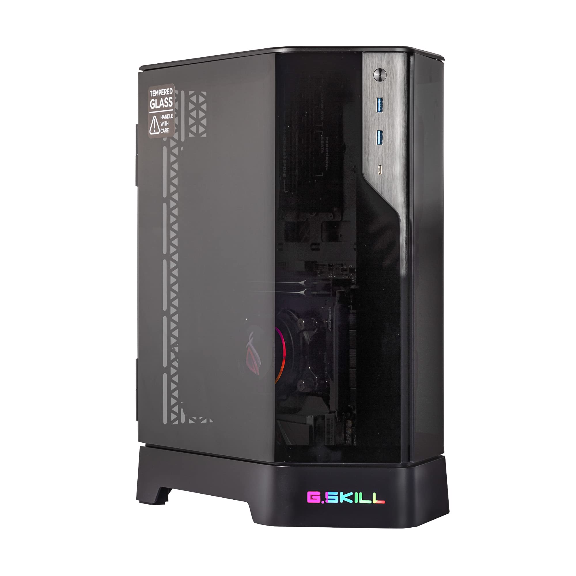 Velztorm Zenix Compact SFF Gaming PC - AMD Ryzen 5 5600X 6-Core, 64GB DDR4 RAM, 1TB NVMe SSD, RTX 3070 8GB GPU, WiFi 6 & Bluetooth 5.2, RGB Liquid Cooling, 750W PSU, Windows 10 Home - Perfect for Esports, VR Gaming & Content Creation