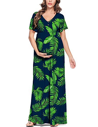 Navy With Leaf