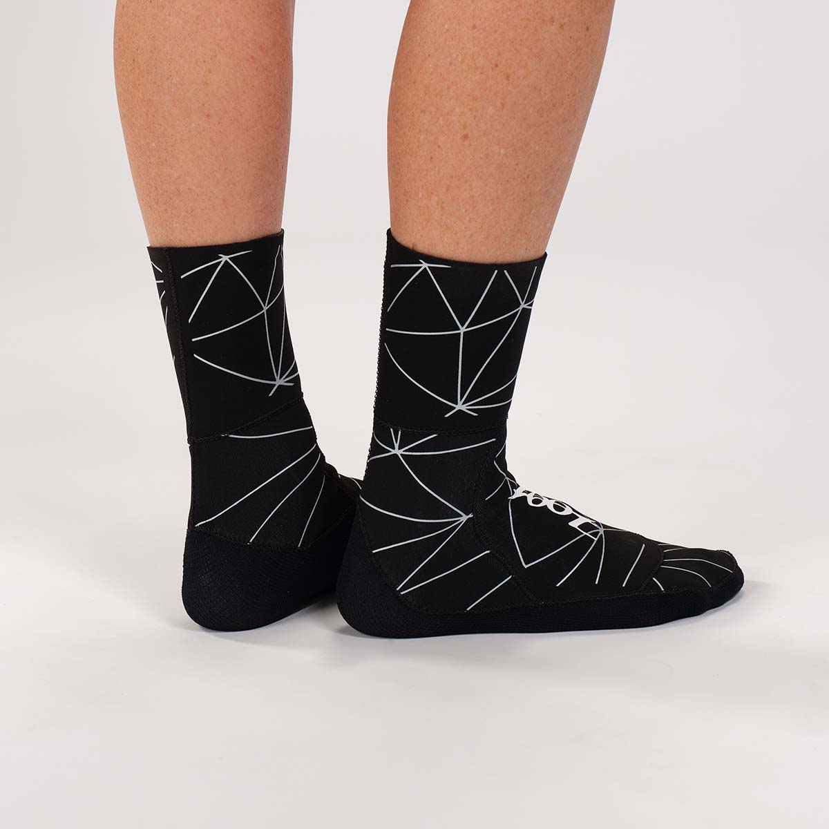 Unisex Thermal Neoprene Booties for Men & Women - Black - Perfect for Water Sports, Surfing, Diving & Cold Weather Protection