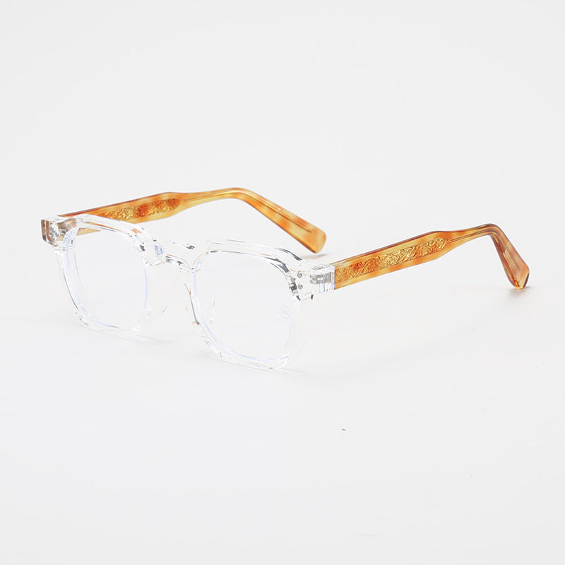Stylish Acetate Square Glasses Frames JF 581013 - Trendy Eyewear for Women & Men | Perfect for Reading, Work & Fashion Accessories