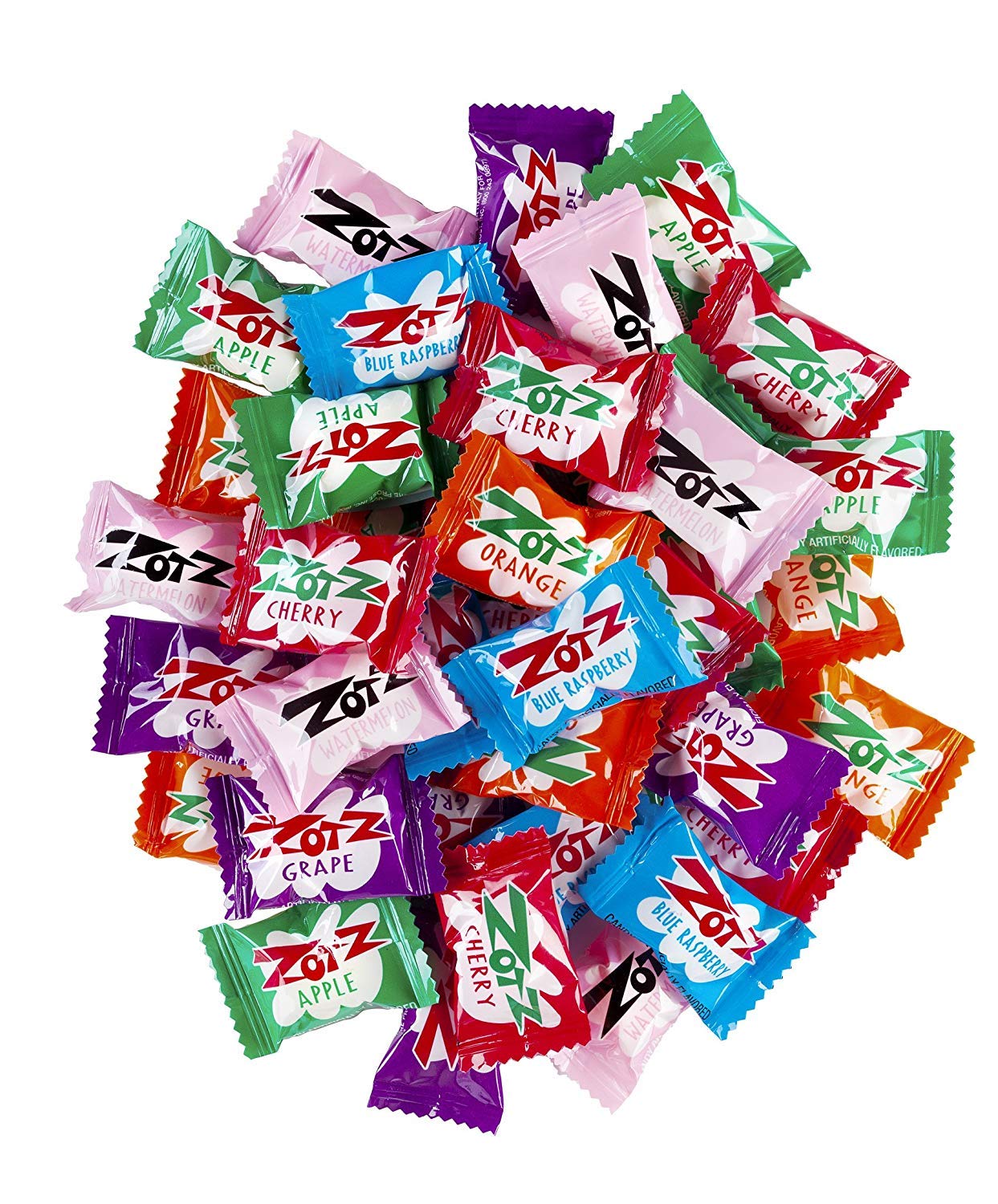 Zotz Fizzy Candy Bulk Pack - 5 lb Assorted Flavors (4 Pack) - Perfect for Halloween, Party Favors, Movie Nights & Office Snacks
