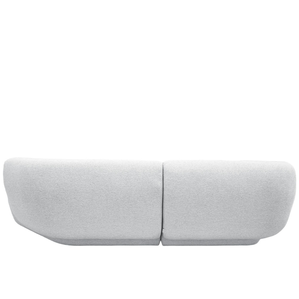 Pebble 3-Seater Chaise Sectional Sofa with EcoClean Fabric | Modern L-Shaped Couch for Living Room, Lounge & Family Room | Stain-Resistant & Pet-Friendly Sofa Set