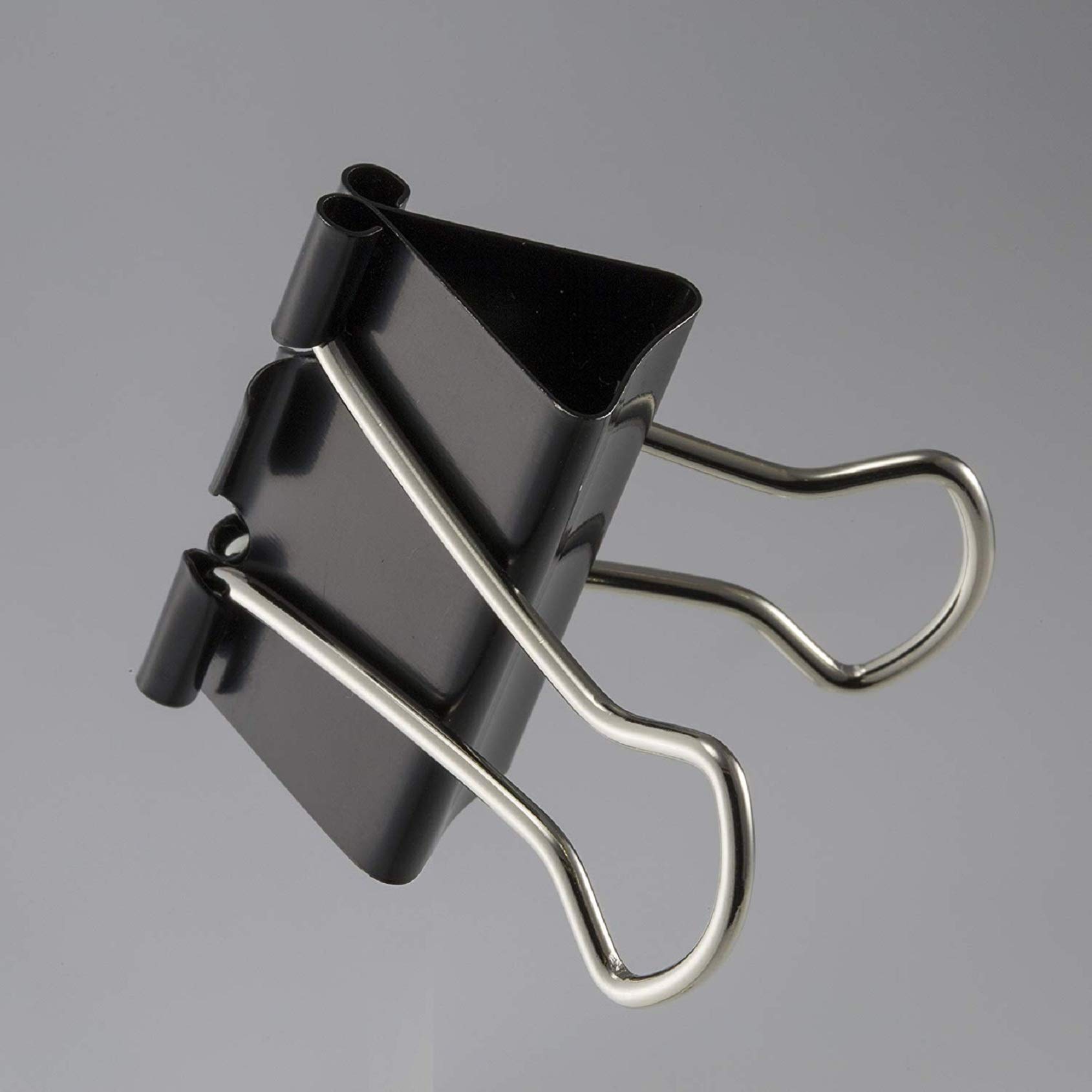 Officemate Medium Binder Clips - 12 Pack (12 Count) - Black Paper Clips for Organizing Documents, Files, and Office Supplies - Perfect for Home, School, and Office Use
