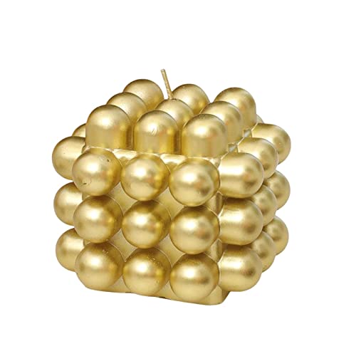 YIJU Geometric Soy Wax Candles - Smokeless, Long-Lasting for Home Decor & Weddings