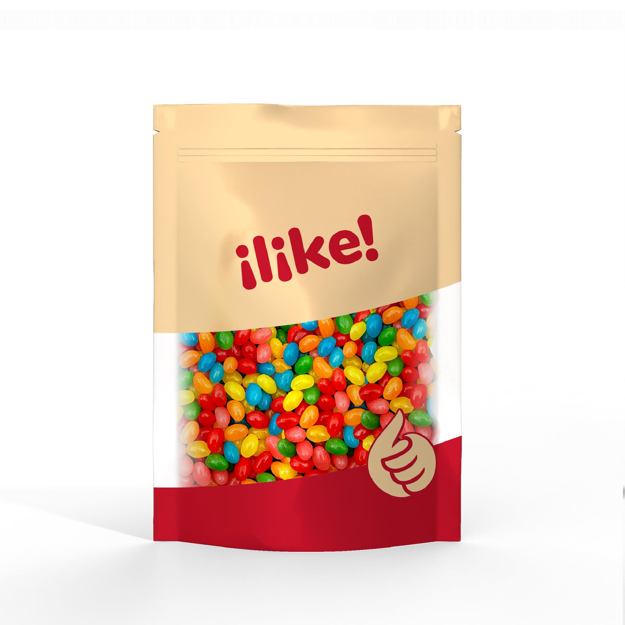 Jelly Beans 2-Pound Bulk Pack - Mini Assorted Fruit Flavors Easter Candy for Parties, Gift Baskets & Holiday Treats