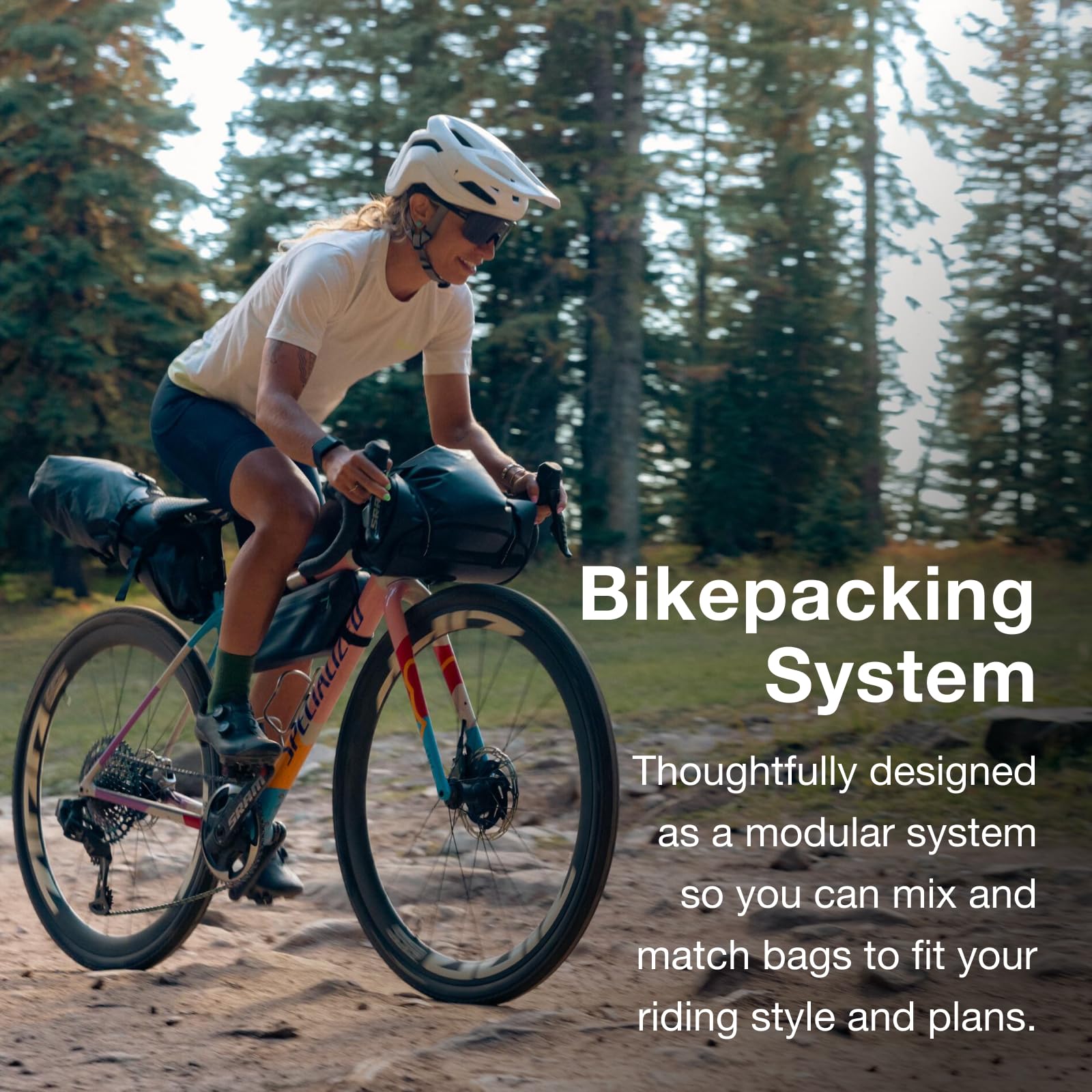 Osprey Escapist On-Bike Top Tube Bag - Waterproof Cycling Storage for Phone, Keys & Essentials | Perfect for Mountain Biking, Commuting & Road Cycling (Black)