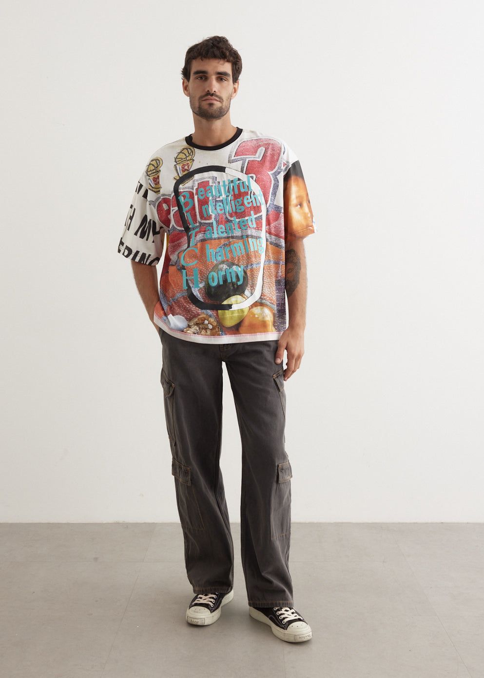 B.I.T.C.H. Oversized Short Sleeve T-Shirt by Martine Syms | Unisex Graphic Tee for Streetwear & Casual Outfits | Perfect for Concerts, Festivals and Everyday Wear