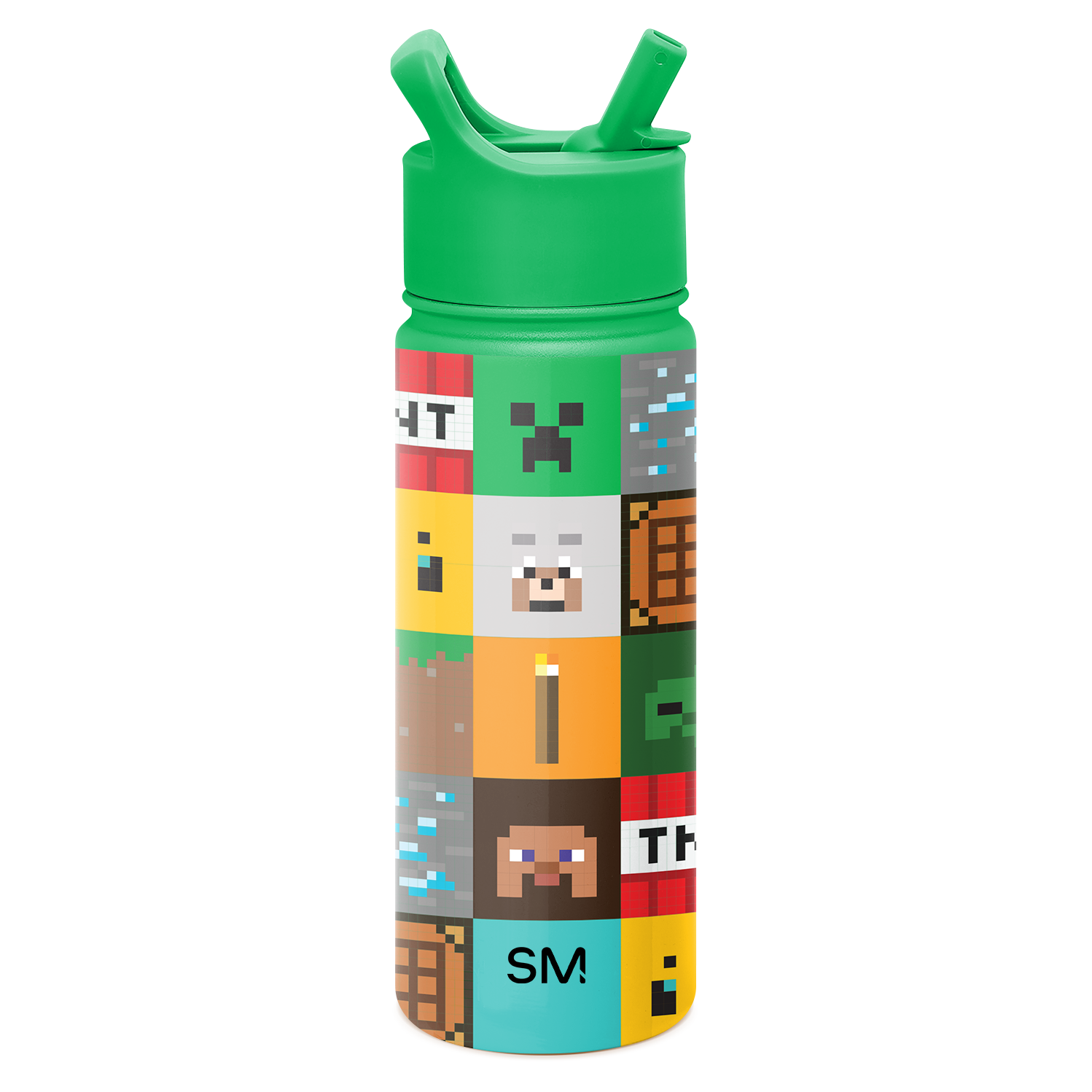 Summit Insulated Water Bottle with Straw Lid - Leakproof & BPA Free - Perfect for Gym, Hiking & Outdoor Activities