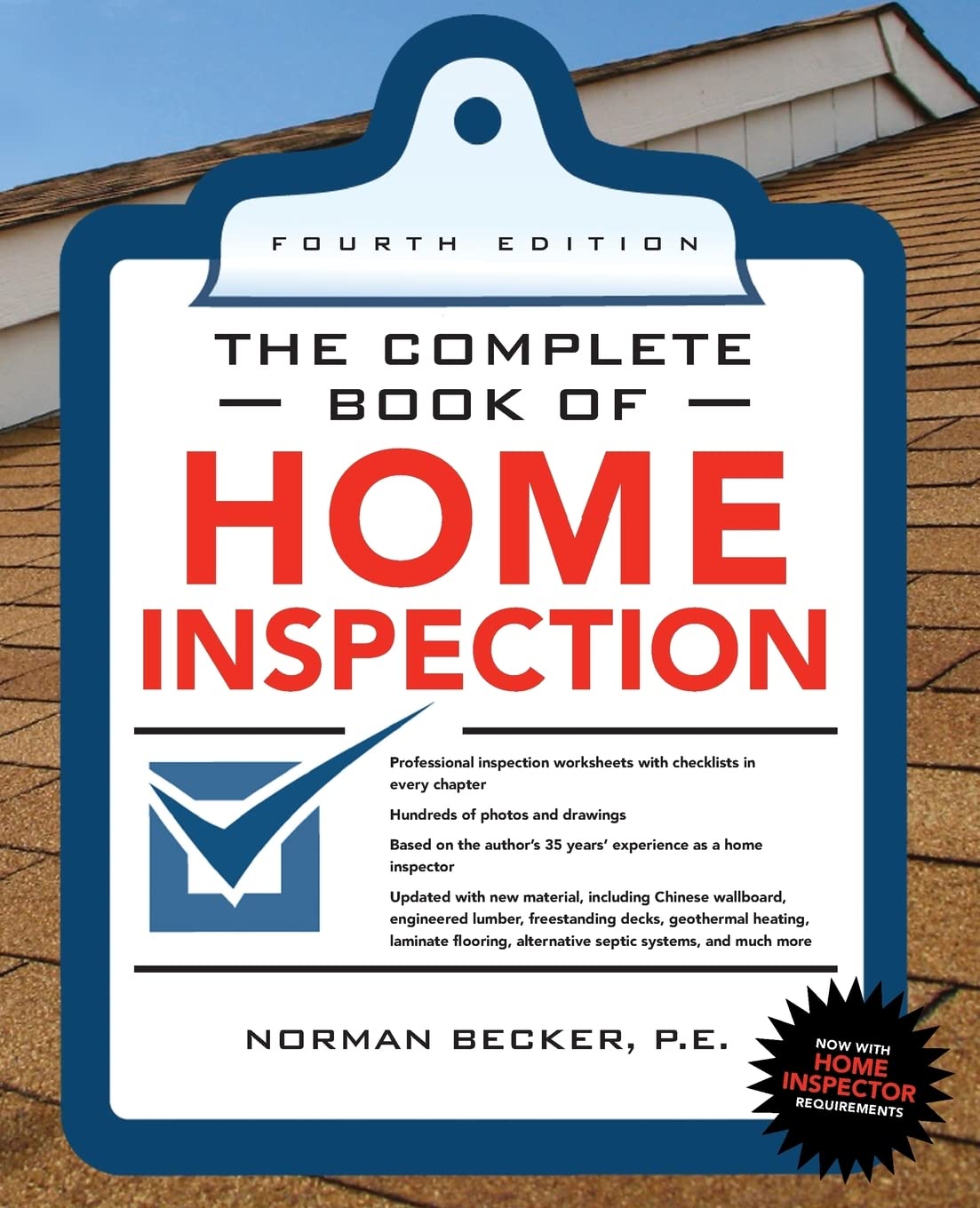 The Complete Book of Home Inspection 4th Edition - Professional Guide for Home Buyers, Sellers & DIYers | Perfect for Real Estate Agents & Property Maintenance