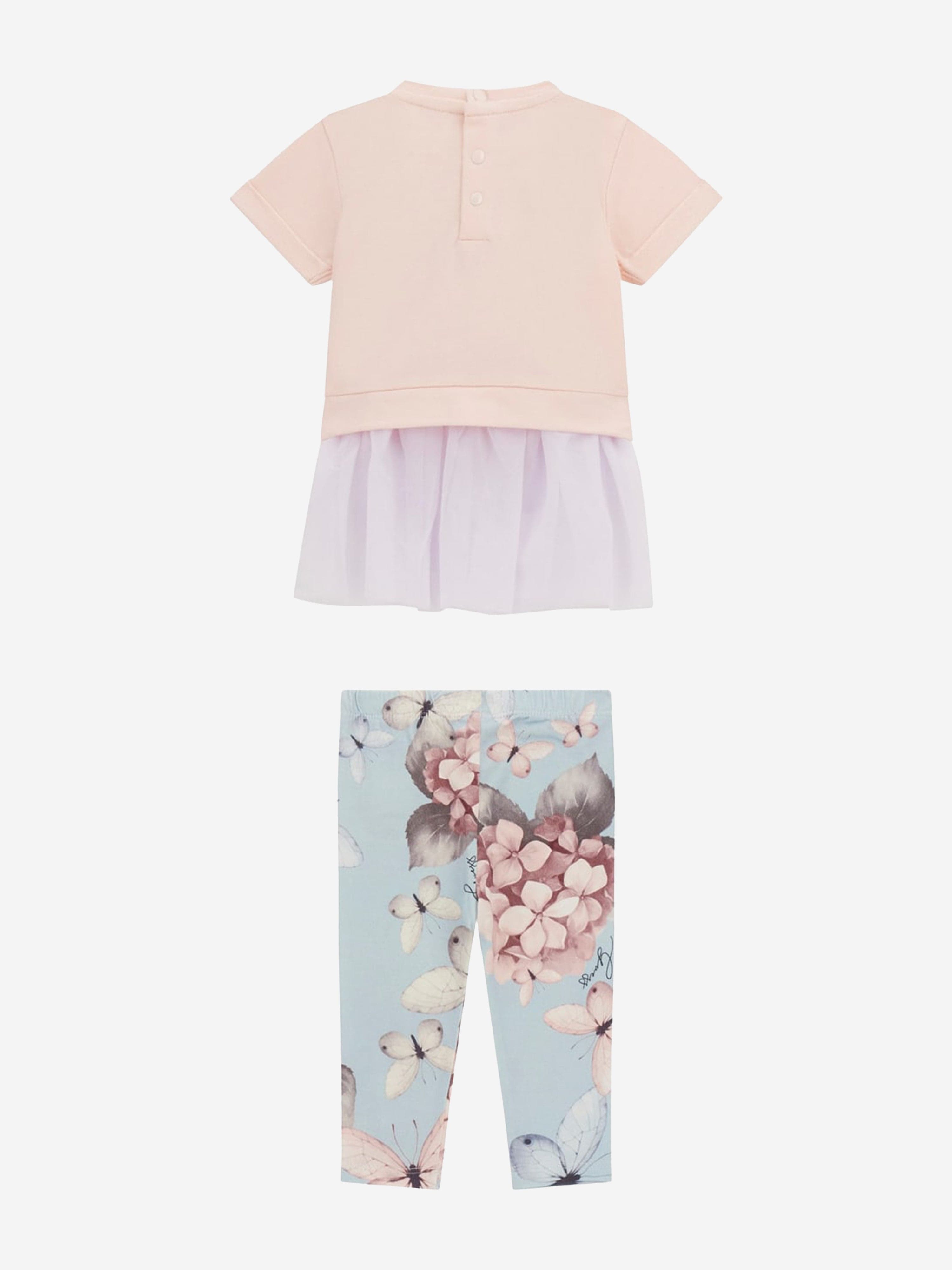 **Pink Baby Girls Legging Set - Soft & Comfortable Toddler Leggings for Playtime, Daycare & Everyday Wear**