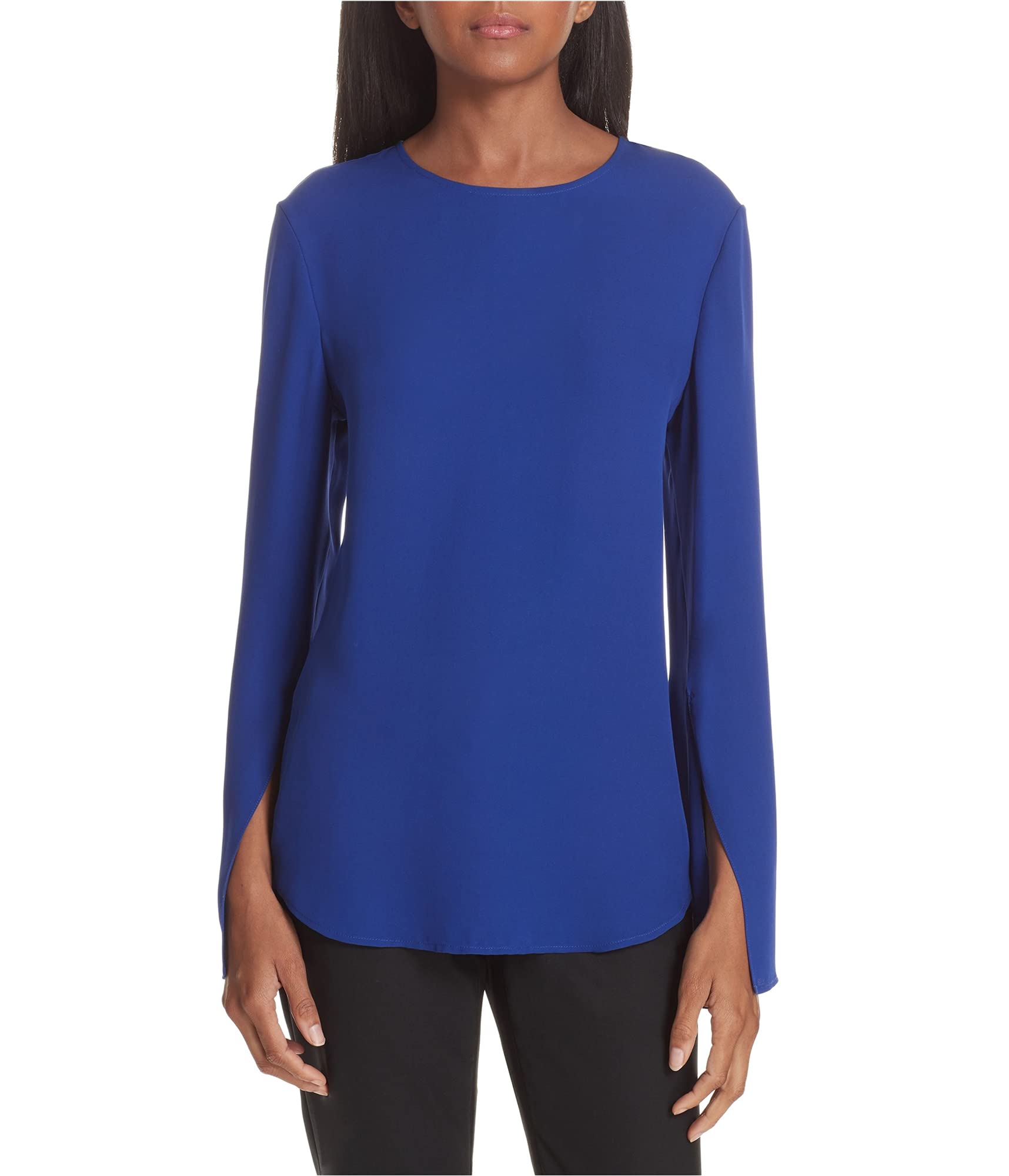Theory Women's Long Sleeve Bringam Top - Elegant Blouse for Work & Office Wear | Professional Business Casual Shirt for Women | Perfect for Meetings, Interviews & Formal Occasions