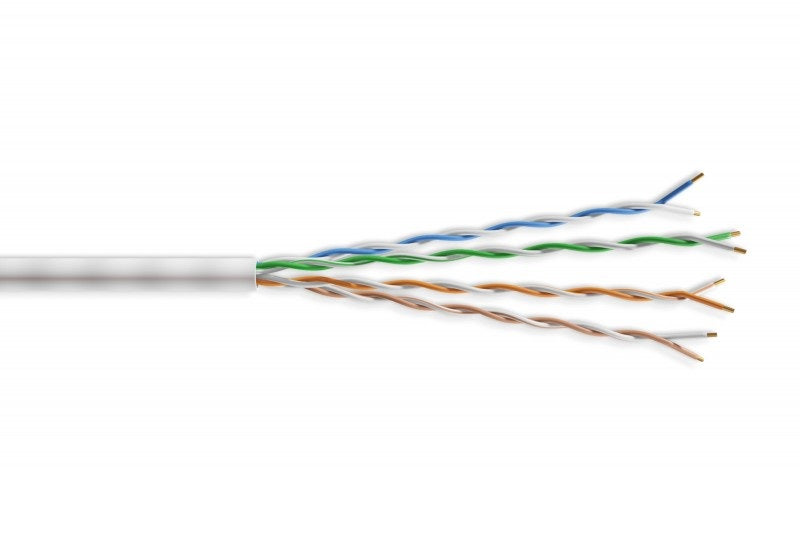 CAT.6A Slim Ethernet Bulk Cable, 1000ft White - High-Speed Internet & Network Cable for Home, Office & Gaming Setup