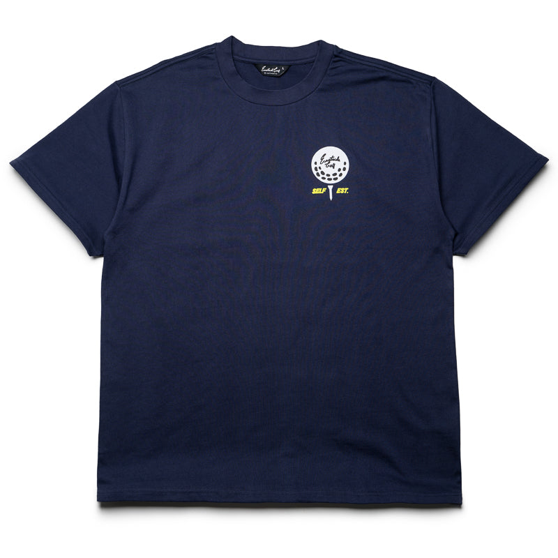 Eastside Golf Statement Tee Navy - Premium Cotton Golf Shirt for Men - Perfect for Golf Courses, Casual Wear & Street Style