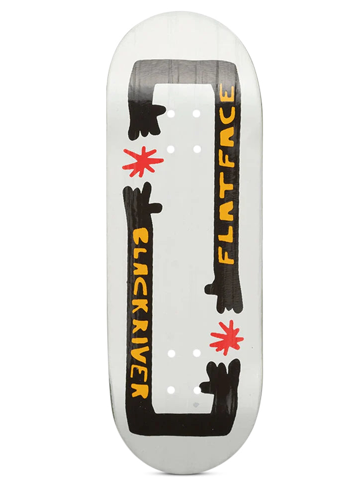 Blackriver Fingerboard Deck - FlatFace Cowart Arms Pro Fingerboard Skateboard for Tricks & Practice - Perfect for Skaters, Collectors & Office Desk Fun