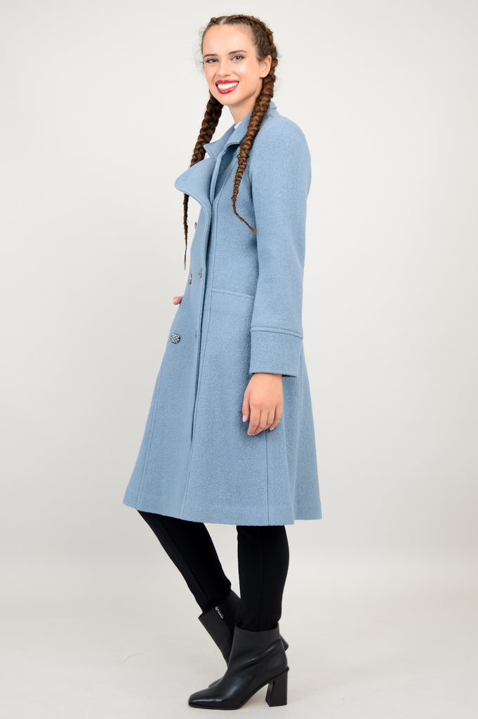 Premium Longford Wool Coat for Women - Warm & Stylish Winter Outerwear - Perfect for Office, Travel & Outdoor Adventures