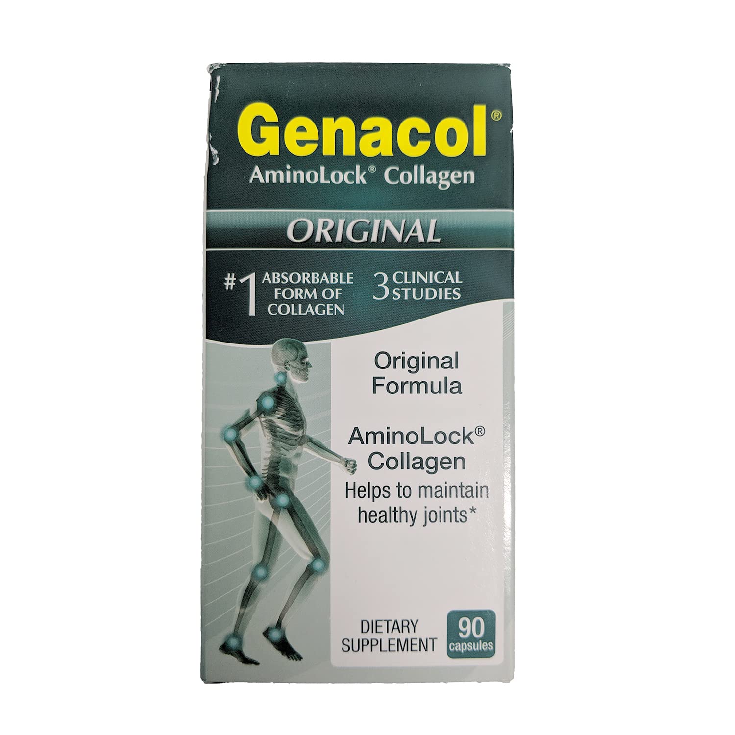 GENACOL Hydrolyzed Collagen Joint Health Supplement for Men & Women - Patented Absorption Technology for Joint Support & Pain Relief | Gluten Free, Non-GMO | 90 Capsules | Ideal for Active Lifestyles, Post-Workout Recovery & Aging Joint Care