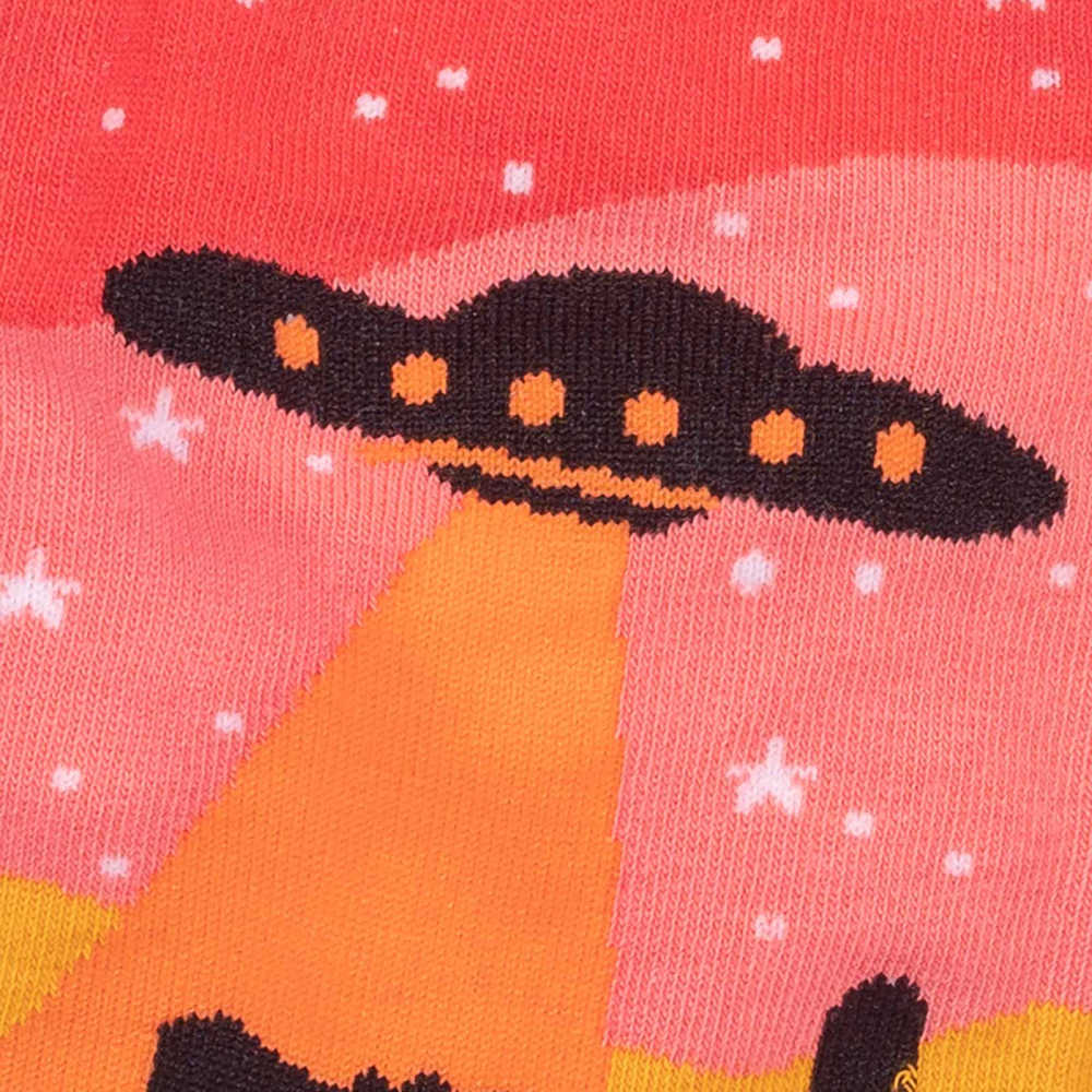 Area 51 Men's Crew Socks - Fun Novelty Socks for Men - Comfortable Cotton Blend - Perfect for Gifts, Cosplay & Everyday Wear
