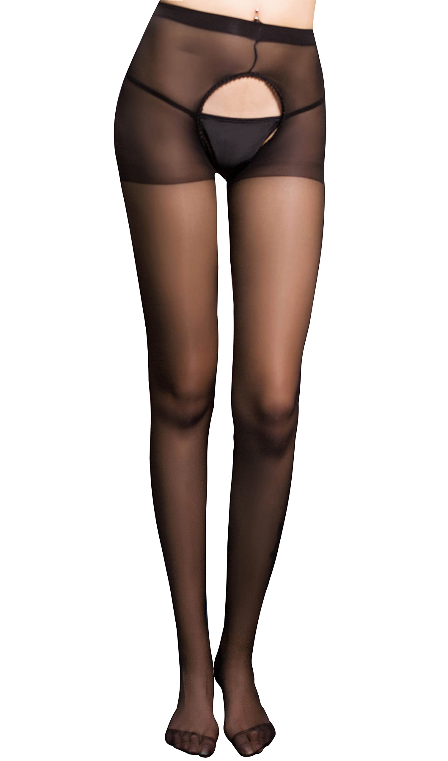 Adove High Waist Pantyhose for Women - Sexy Sheer Hollow Out Stockings with Comfortable Fit - Perfect for Date Night, Office Wear & Special Occasions