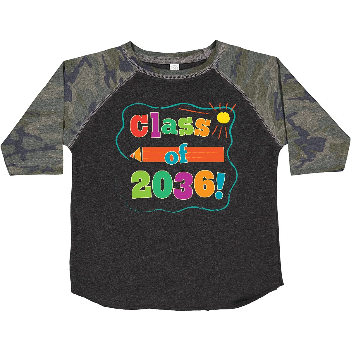Inktastic Class of 2036 Future Graduation Toddler T-Shirt - Cute Baby Boy Girl Toddler Outfit for Kindergarten, Preschool & Photo Shoots