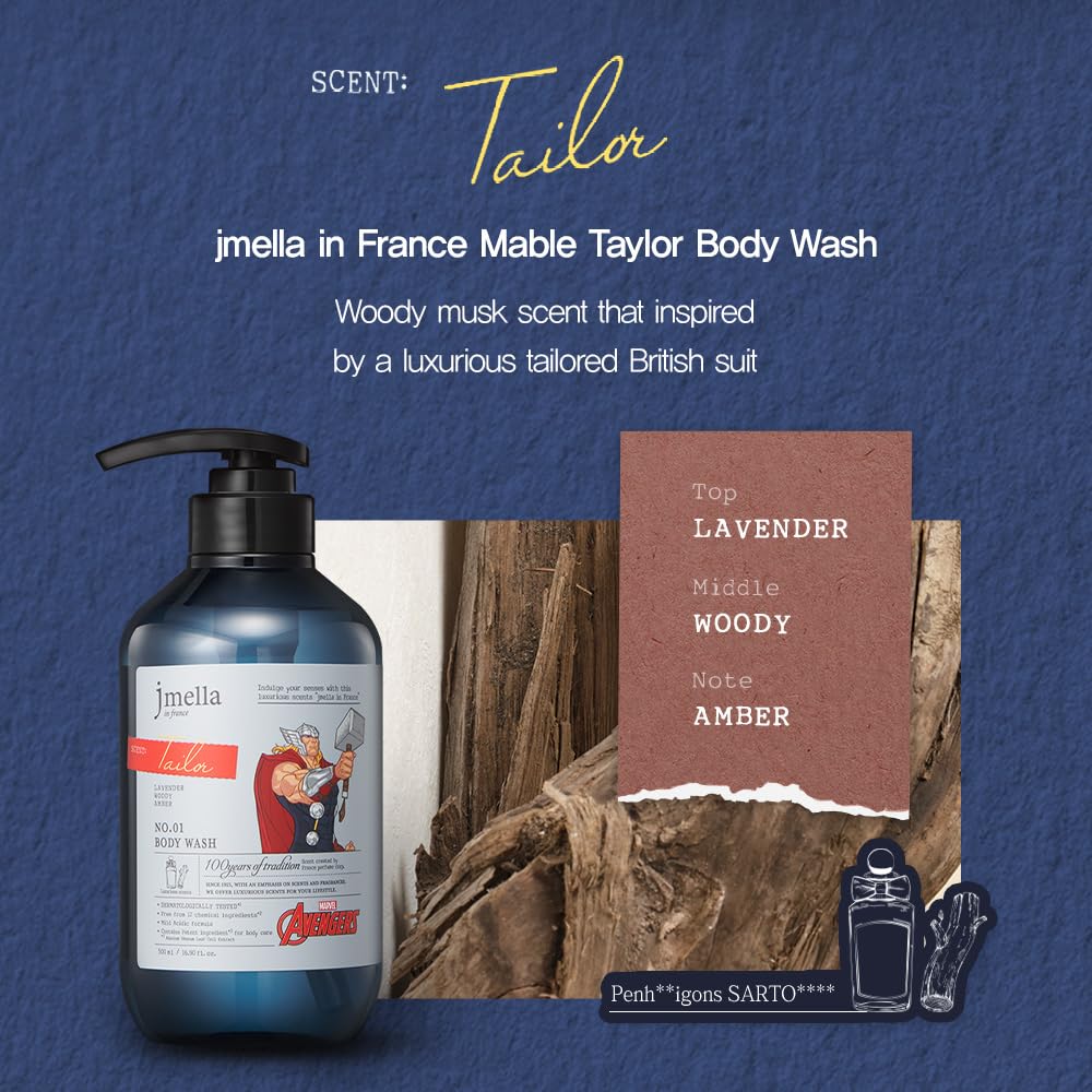 JMella France Queen 5 Body Lotion & Marble Tailor Body Wash Set - Hydrating Moisturizer & Luxurious Shower Gel for Dry Skin - Perfect for Spa Day, Gift Sets & Daily Skincare Routine