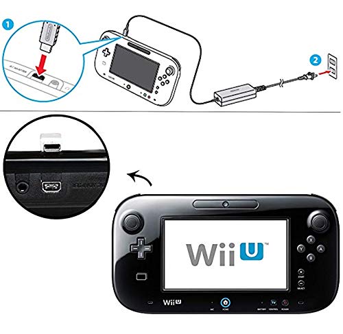 Original Title: SUNMON USB Charger Cable for Wii U Gamepad Remote Controller Back-up USB Charger Power Cable Cord Replacement - White   Optimized Title: SUNMON USB Charger Cable for Wii U Gamepad - Fast Charging Replacement Power Cord (White) - Perfect for Gaming Sessions & Backup Charging