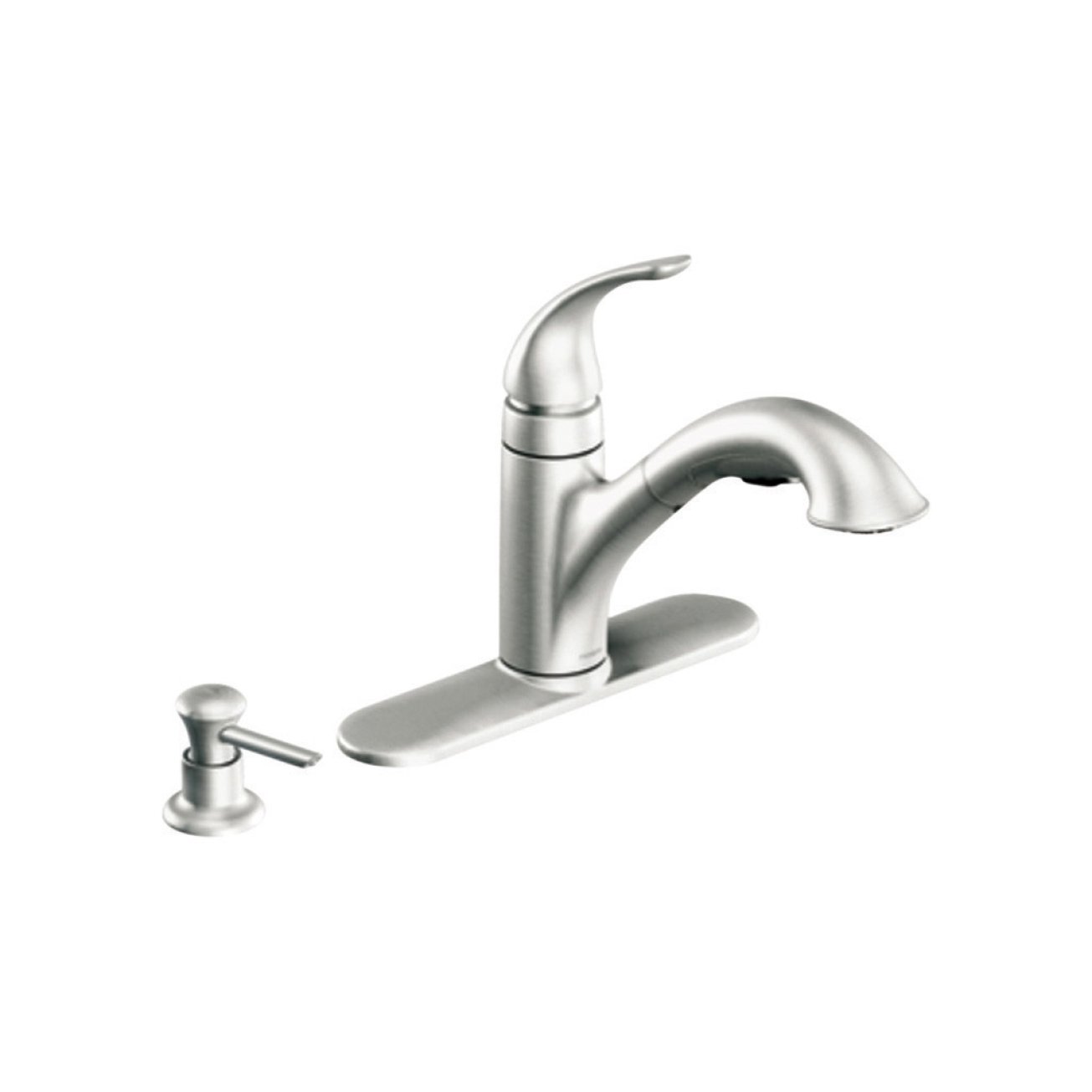 Moen CA87550SRSSD Spot Resist Stainless Steel Kitchen Faucet - Modern Pull-Down Sprayer for Easy Cooking & Dishwashing