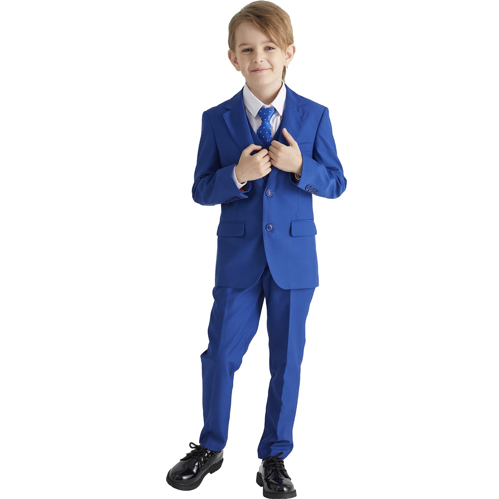ELPA Boys Formal Suit Set 5-Piece for Weddings & Parties