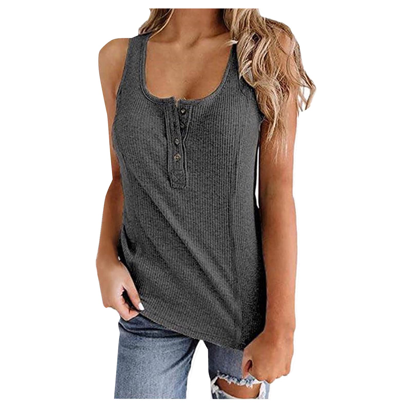 Women's Soft Polyester Sleeveless Camisole Tank Tops - Solid Color Casual Crop Tops for Women | Perfect for Yoga, Gym Workouts & Summer Fashion
