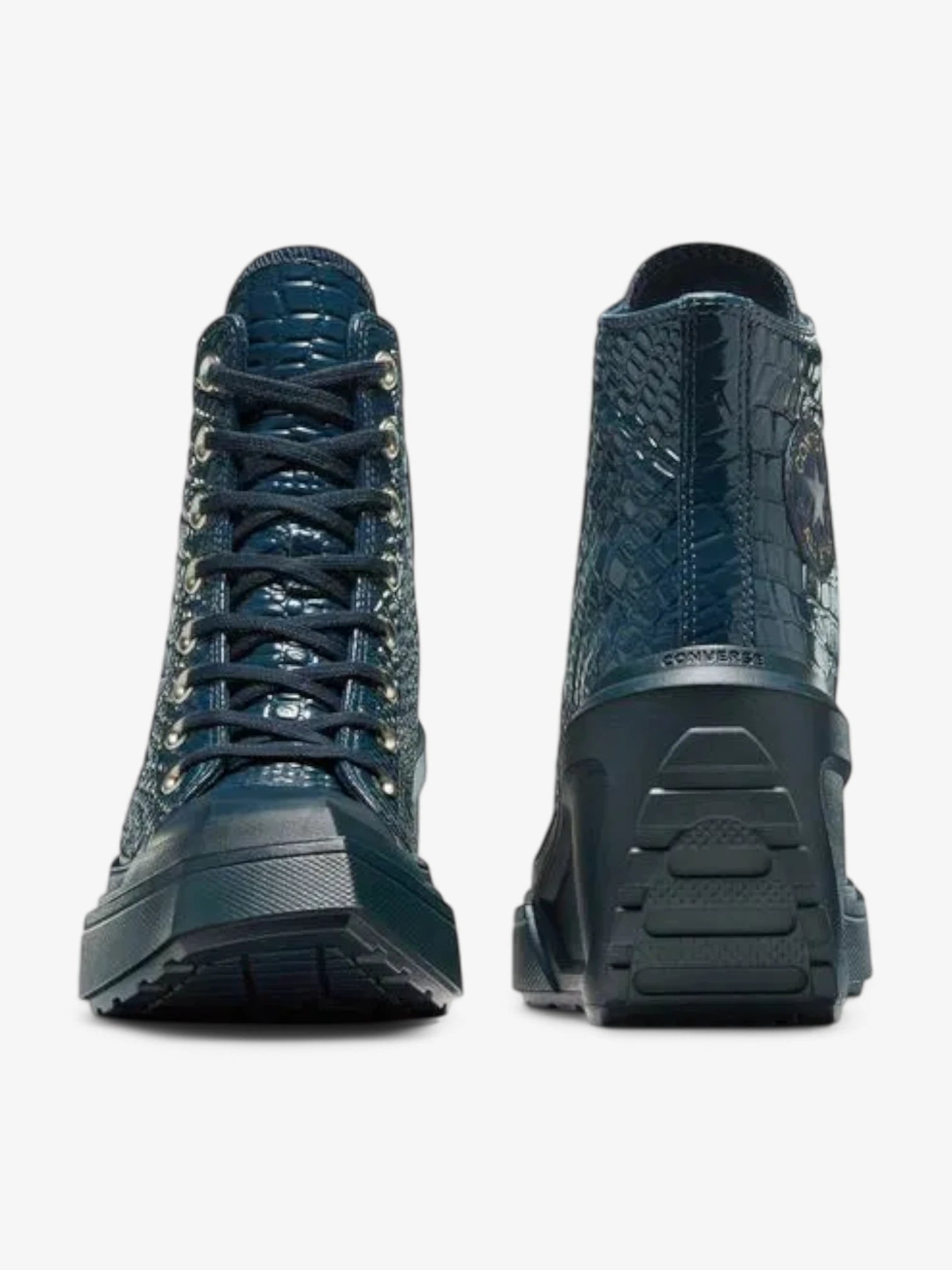 Converse Chuck Taylor All Star De Luxe Wedge Platform Leather Sneakers for Women - Stylish & Comfortable Casual Shoes for Everyday Wear, Outfits & Fashion