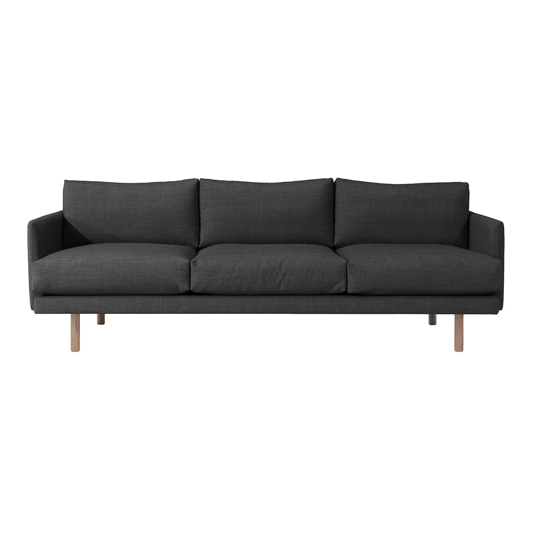 Emo 3-Seater Sofa - Modern Fabric Couch for Living Room, Lounge & Office - Comfortable Sectional Sofa with Soft Cushions - Perfect for Family Gatherings, Movie Nights & Relaxing