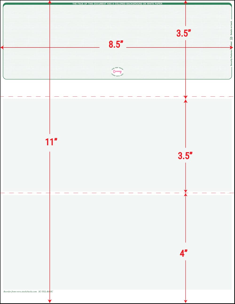 3000 Green-Linen Laser Check Stock - Blank Laser Checks for Bank, Business & Personal Use | Premium Quality Check Paper for QuickBooks, Peachtree & Other Accounting Software | Perfect for Office, Small Business & Home Banking