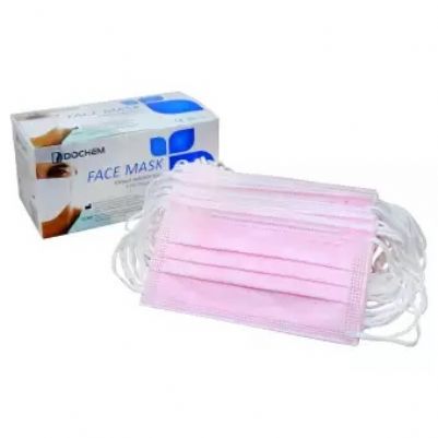 50 Pack Disposable Face Masks - 3 Ply Breathable Protective Masks for Daily Use, Travel & Work - Comfortable & Lightweight for All-Day Wear