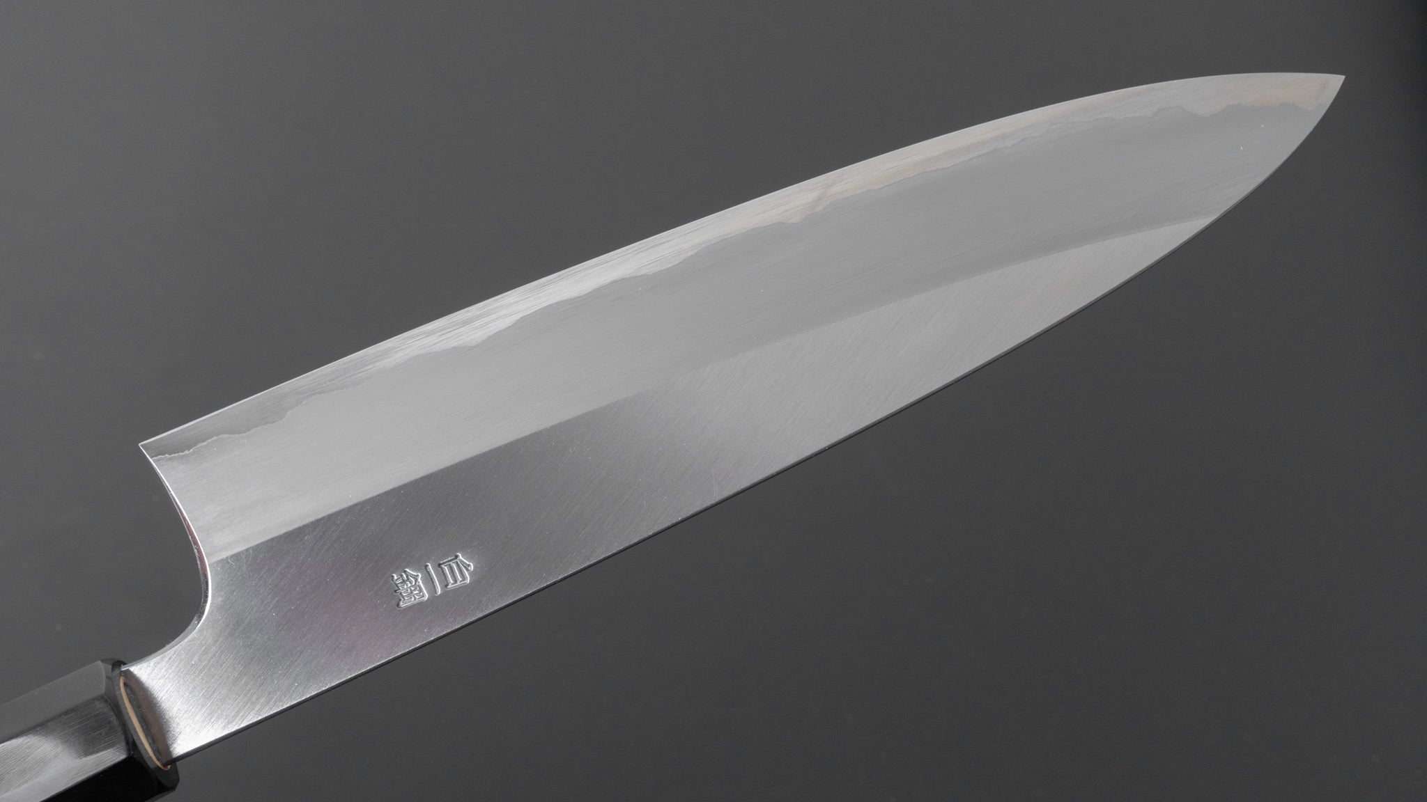 Hitohira Togashi White #1 Stainless Clad Migaki Gyuto 210mm Japanese Chef Knife with Ho Wood Handle - Perfect for Sushi, Meat Cutting & Professional Kitchen Use