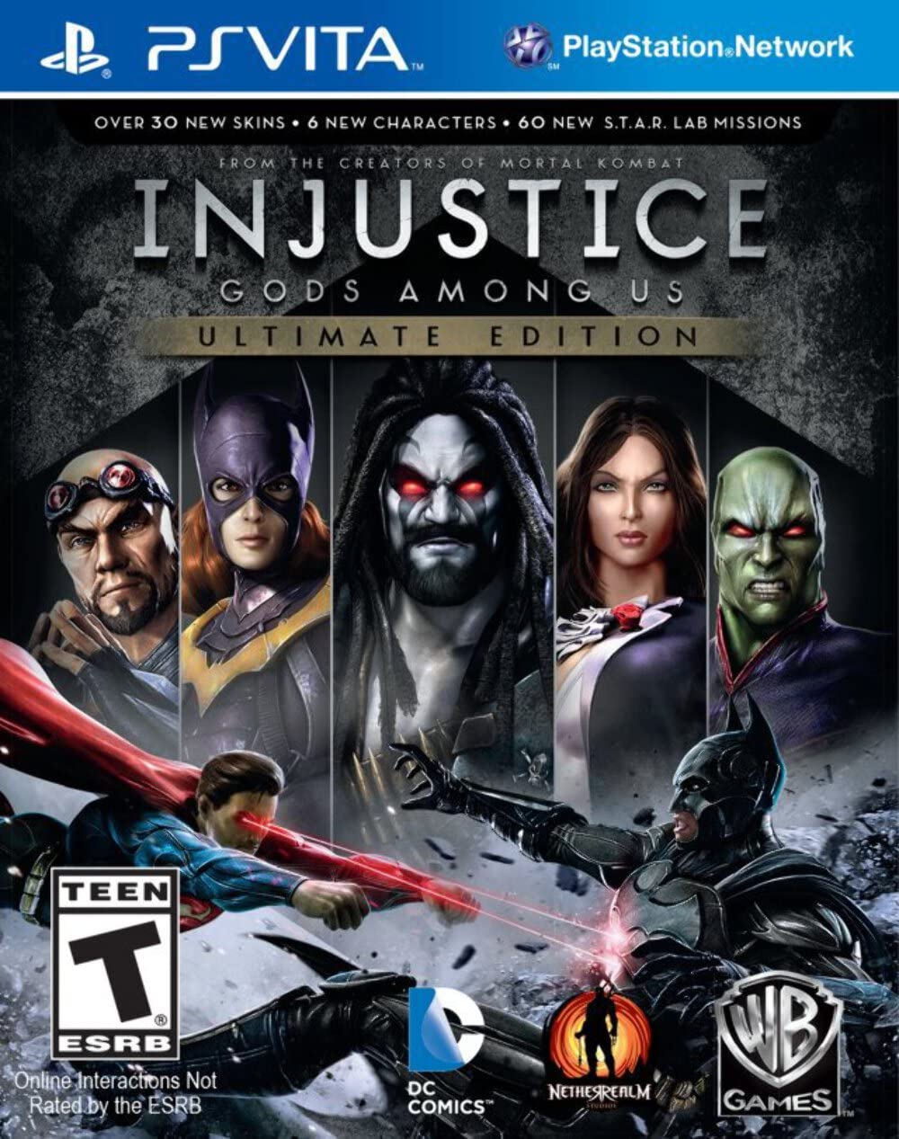 Injustice: Gods Among Us Ultimate Edition for PS Vita - DC Superhero Fighting Game with Bonus Characters & Costumes | Perfect for Travel Gaming & Superhero Fans