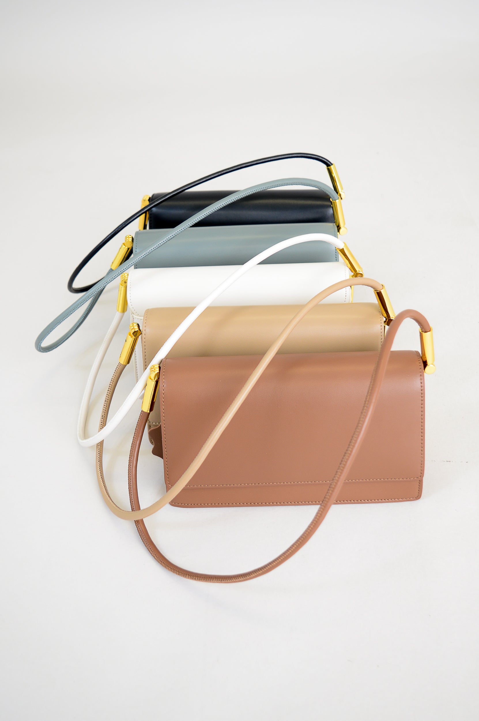 Premium Lina Leather Handbag for Women - Stylish Grey & Blue Crossbody Bag - Perfect for Work, Travel & Everyday Use