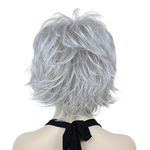 Stylish Short Layered Shaggy Synthetic Wig with Bangs for Women - Perfect for Cosplay, Halloween & Daily Fashion Looks