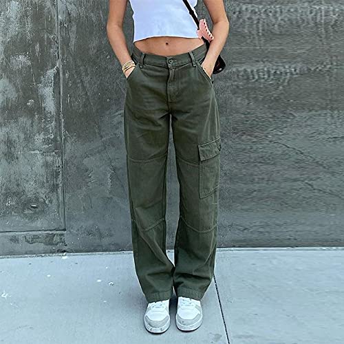 KMBANGI Women's High Waisted Wide Leg Jeans - Straight Denim Pants for Casual & Y2K Streetwear | Baggy Trousers for Everyday Wear, Office & Fashion Outfits