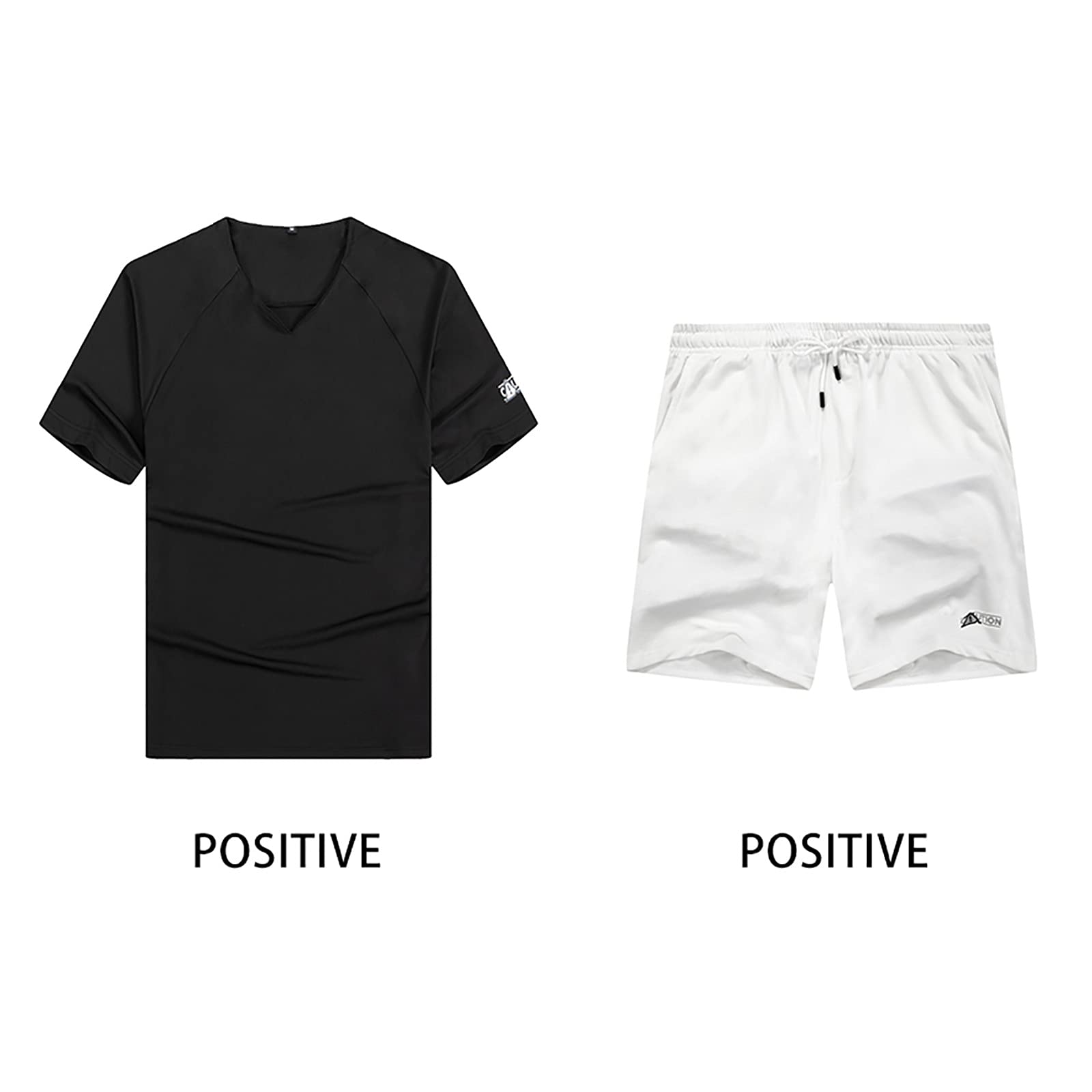 Men's Summer Polo Shirt & Shorts 2-Piece Outfit - Breathable Casual Short Sleeve Tracksuit Set for Gym, Running, Exercise & Travel - Perfect for Workouts, Lounge Wear & Outdoor Activities
