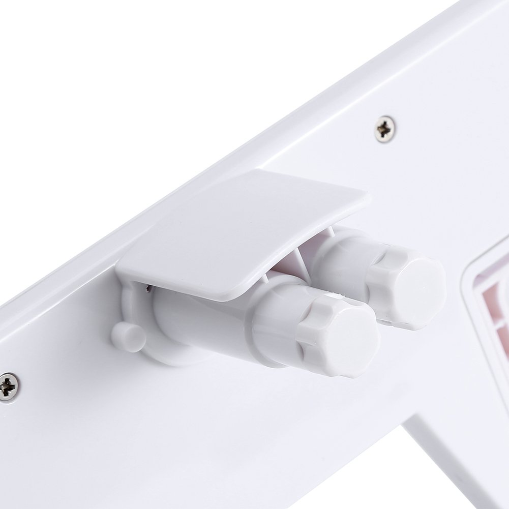 Non-Electric Bidet Toilet Seat Attachment with Dual Nozzle - Adjustable Hot & Cold Water Spray, Pressure Control - Perfect for Bathroom Hygiene & Comfort (White)