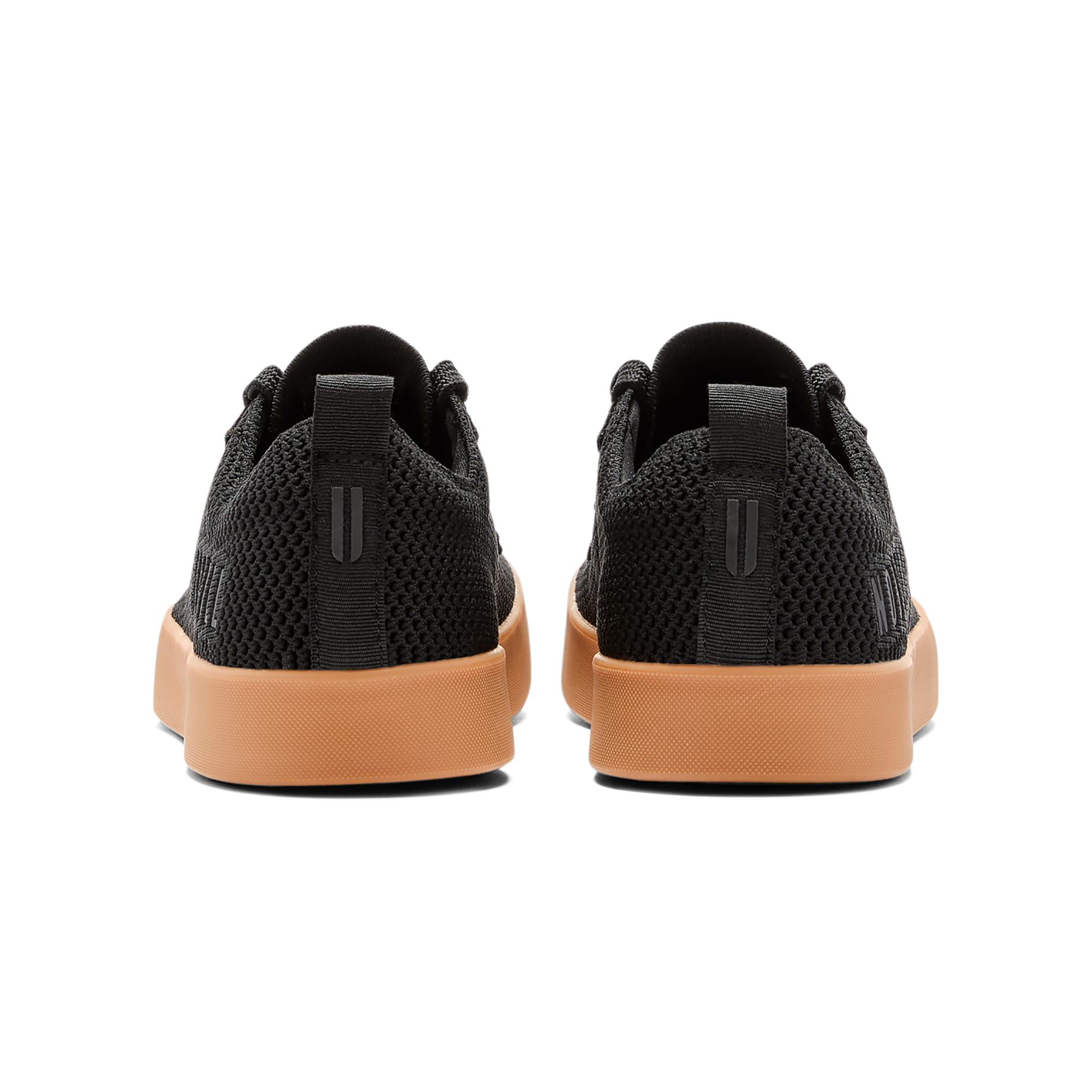 Men's Black Gum Recs Knit Sneakers - Comfortable Casual Shoes for Walking, Running & Everyday Wear - Perfect for Work, Gym & Outdoor Activities