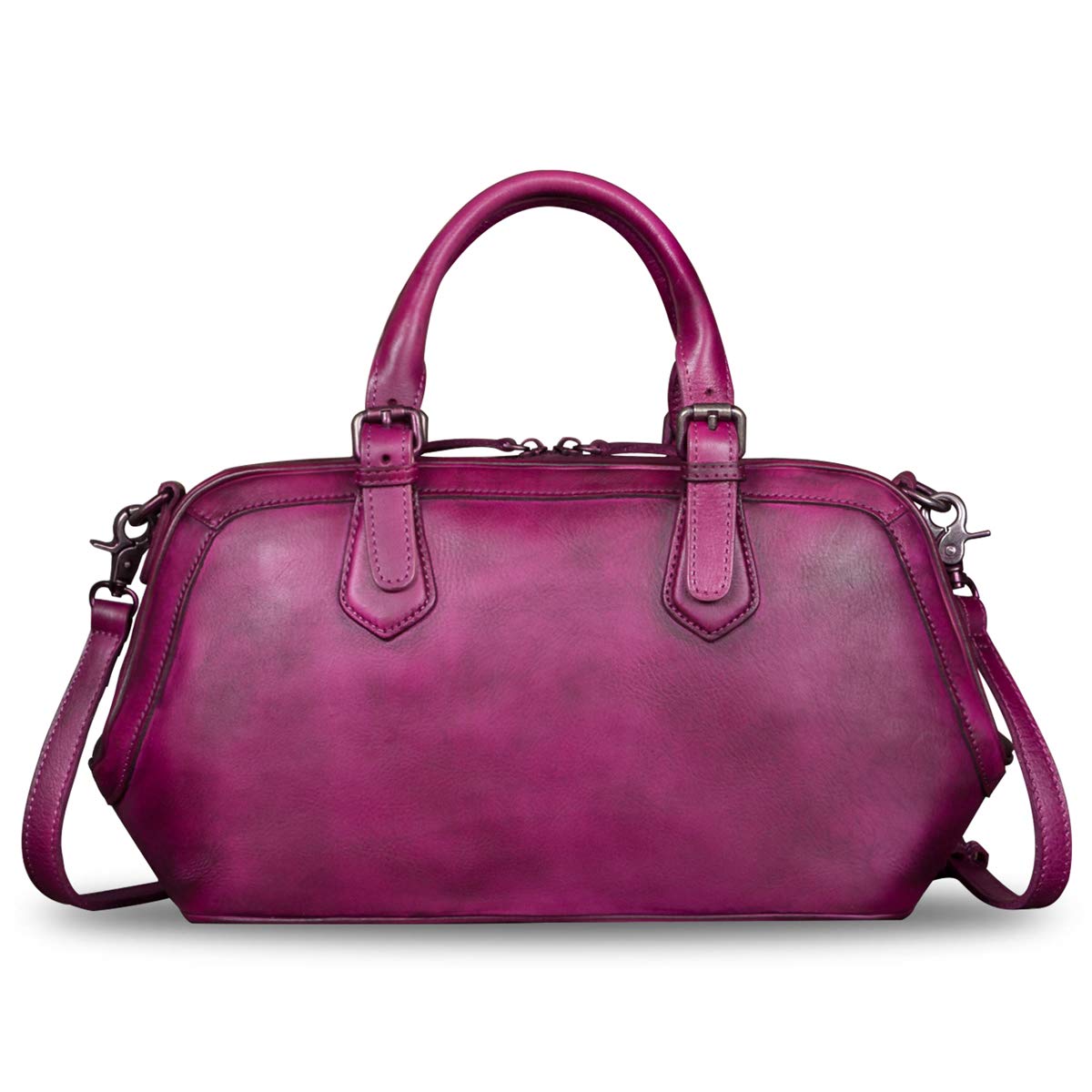 Genuine Leather Handbag for Women - Fashionable Top Handle Purse, Satchel & Shoulder Bag with Adjustable Strap | Perfect for Work, Travel & Everyday Use