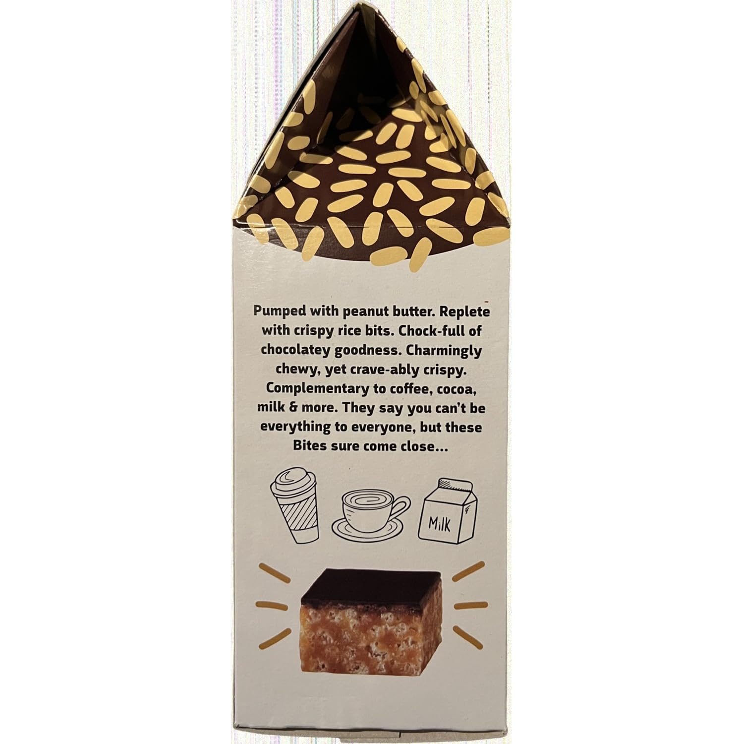 Trader Joe's Chocolate Coated Peanut Butter Crispy Rice Bites - 8.15 oz (Pack of 1) | Crunchy Snack for Parties, Office Treats & Kids Lunch Boxes
